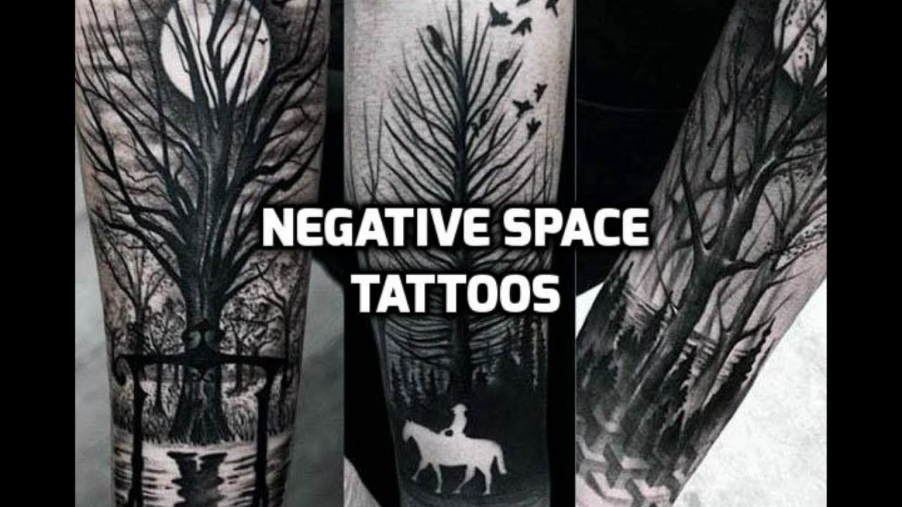 A Guide To Negative Space Tattoos  Self Tattoo