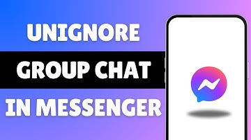 How To Unignore Group Chat In Messenger (2025)