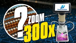 [EN] 300x magnification 🔬 microscope Review and Tests! Andonstar ADSM201