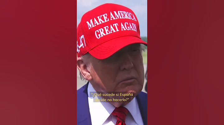 TRUMP, sobre ESPAÑA: "Deben pagar lo mismo que los demás, el 5%" #shorts