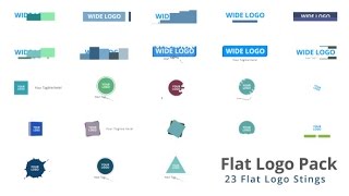 Flat Logo Reveal Package - After Effects Template