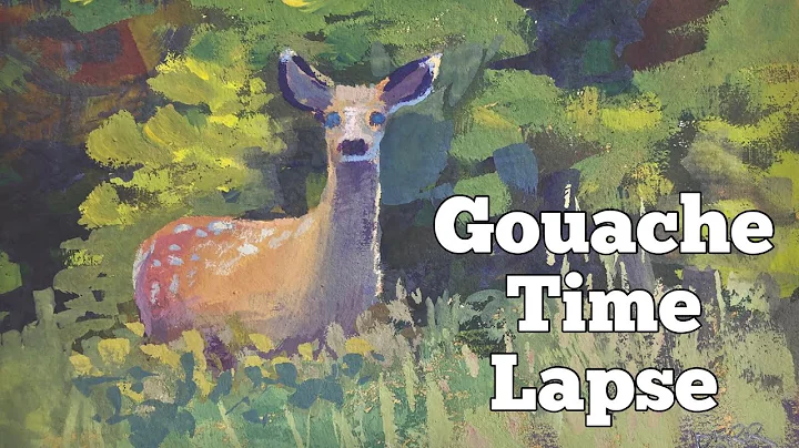 Gouache Time Lapse Of A Fawn