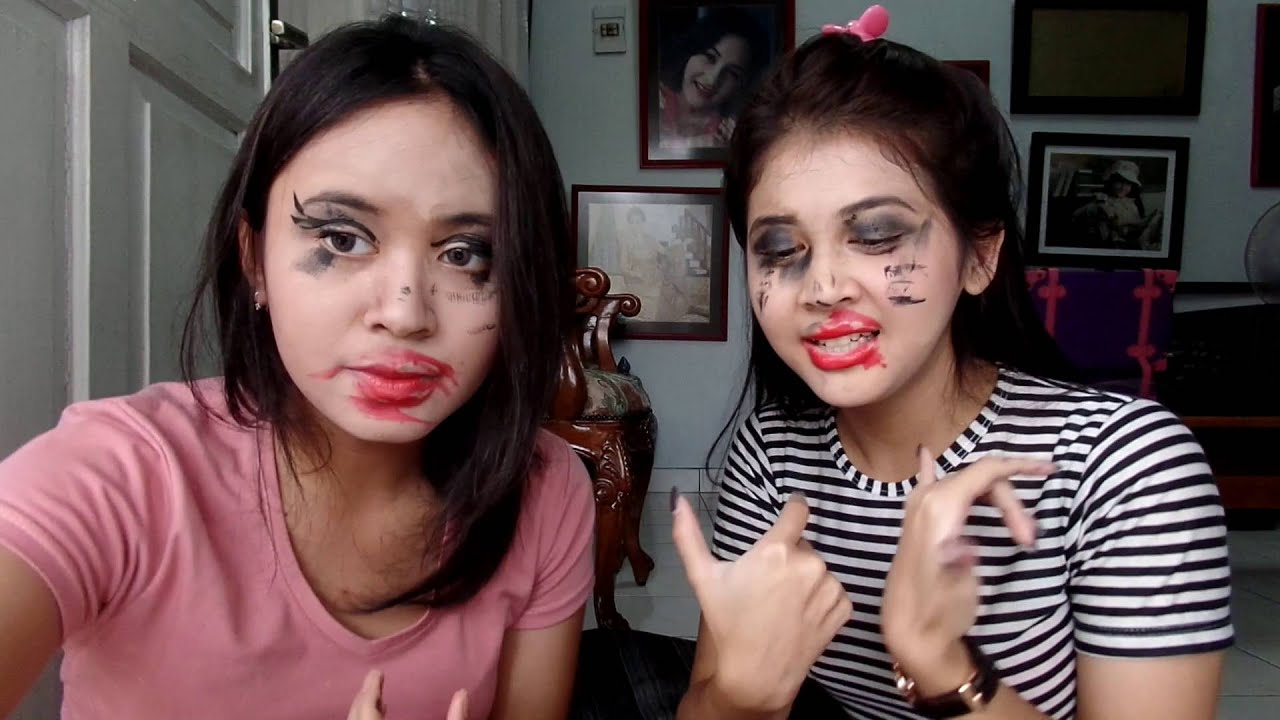 Blindfolded Makeup Challenge Kesha Sindy YouTube