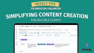 Using ClickUp to Manage Content Creation for Multiple Clients