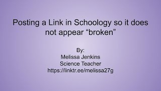 How to Post a Link So It Opens in a New Window in Schoology