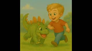 Johnny &amp; Wiggles (the Baby Stegosaurus) Play All Day | Johnny and his Dino Pals Episode 2