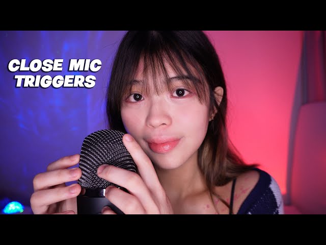 ASMR Going really close TO THE MIC!