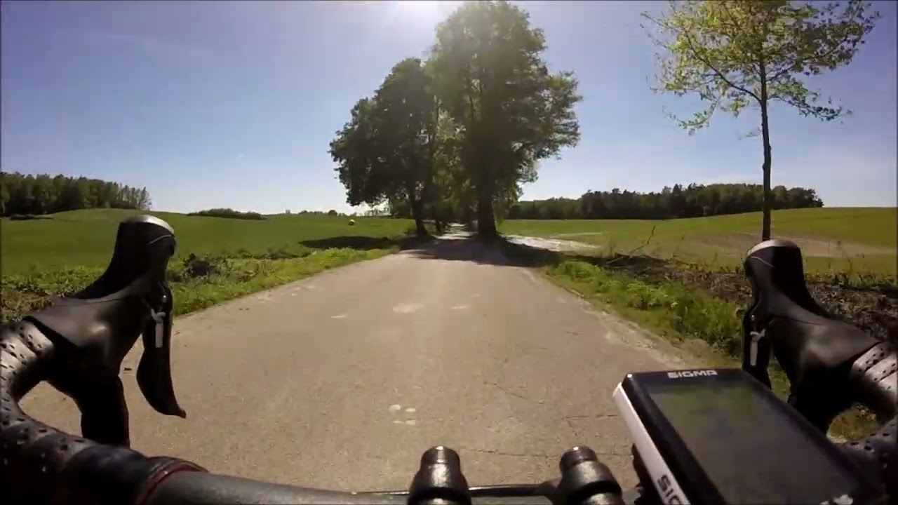 2018.05.06 Okolice Miłomłyna na rowerze szosowym / A short ride on a road bike.