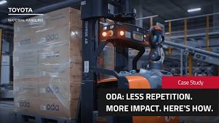 How Oda Reduced Repetitive Transport Tasks by 70 Toyota Material Handling