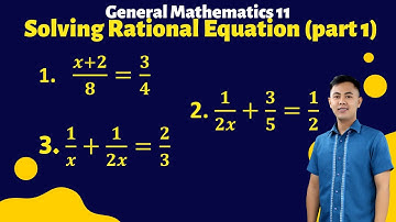 Solving Rational Equation for Senior High School  (General Mathematics) part 1
