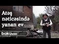 Səhlabad kəndində atəş nəticəsində yanan ev - Baku TV