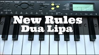 new-rules-dua-lipa-easy-keyboard-tutorial-with-notes-right-hand