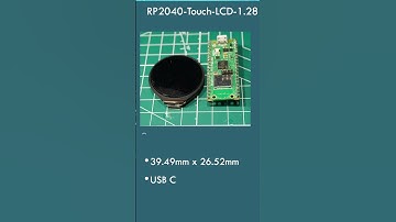 WaveShare Touch RP2040 TFL 1.28
