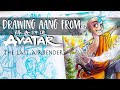 💨 Drawing the Avatar the Last Airbender Gaang!! (PART 1/5) || Sketchbook Timelapse Illustration