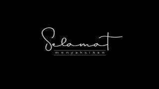 Intro Selamat Menyaksikan (4) no copyright