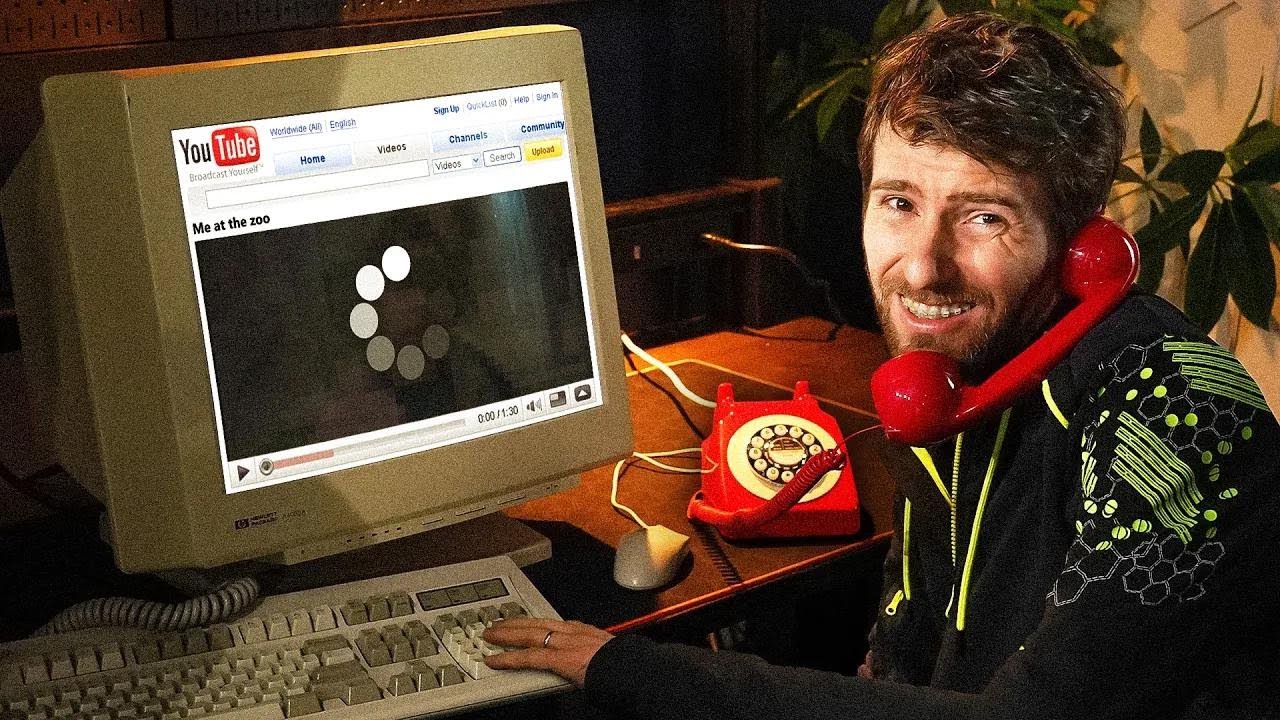 ¿Qué tan horrible es usar internet por dial-up en pleno 2025?