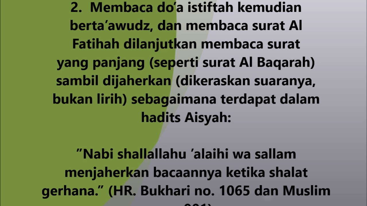Tata Cara Shalat Gerhana Bulan (Khusuuf) 