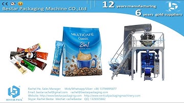 Automatic packaging machine with 12 heads scale counting and weighing both functions