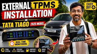 EXTERNAL TPMS UNBOXING AND INSTALLATION || TATA TIAGO 2025 MODEL || DIY