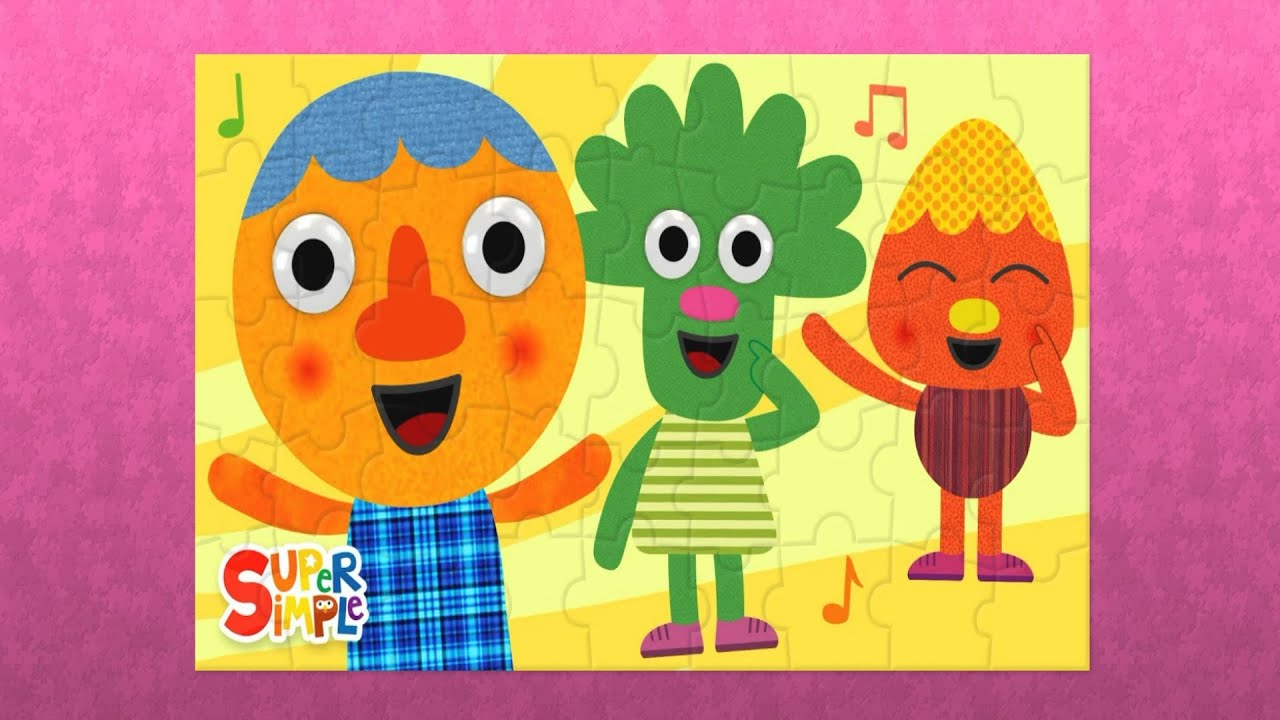 This Is A Happy Face Noodle & Pals Super Simple Songs puzzle - YouTube