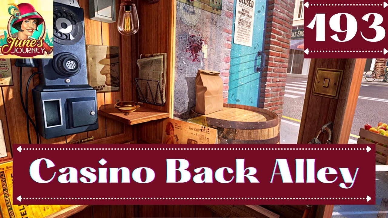 JUNE'S JOURNEY 193 CASINO BACK ALLEY (Hidden Object Game) *Mastered