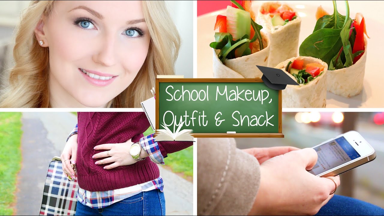 PERFEKTER Start in die SCHULE! Makeup, Outfit + Snack