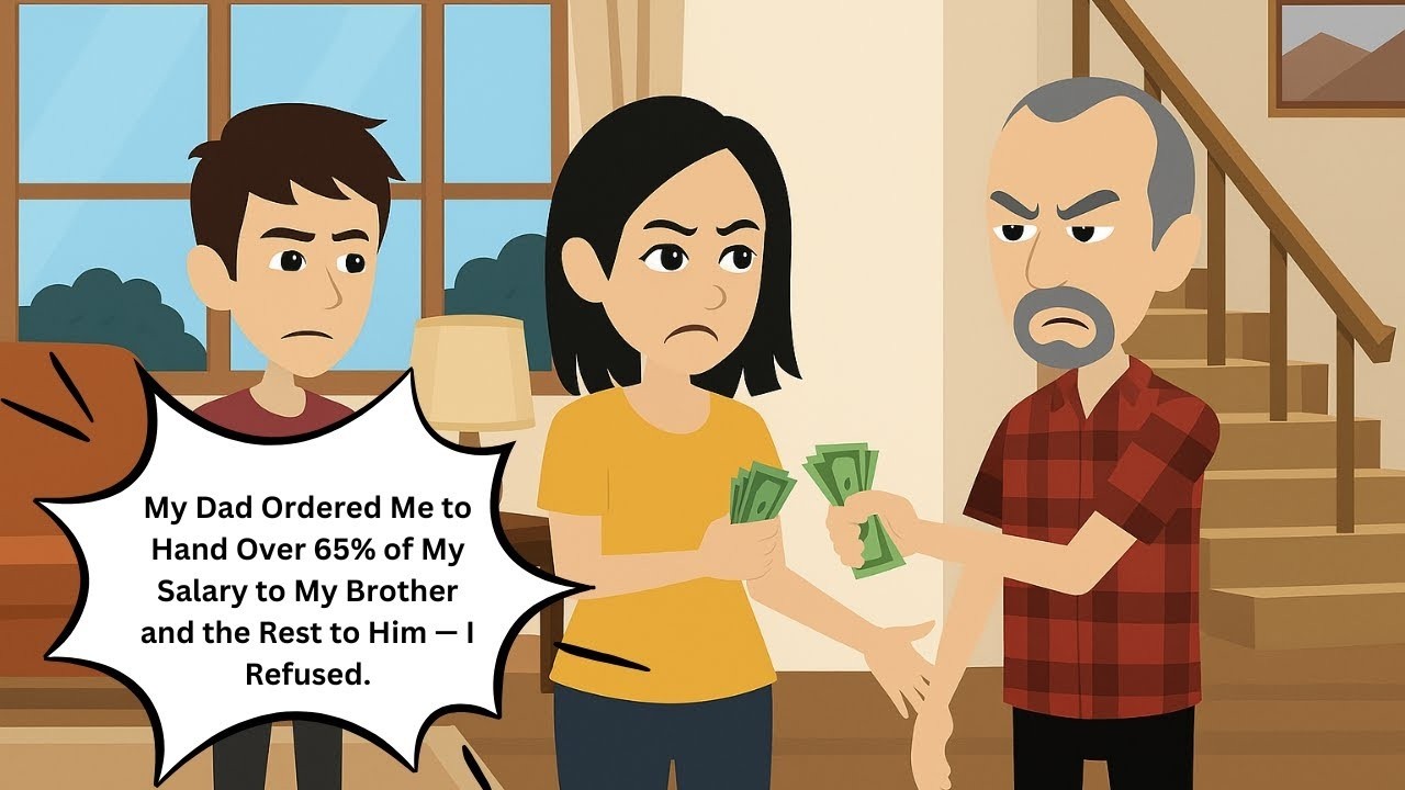 My Dad Ordered Me to Hand Over 65% of My Salary to My Brother and the Rest to Him — I Refused