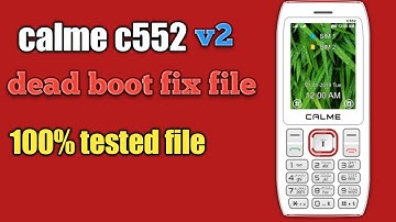 Calme C552 v2 flash file by cm2