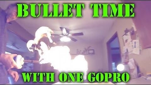 Bullet time hack using a single gopro