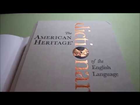 American Heritage Dictionary 5th Edition (Unboxing) - YouTube