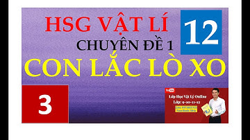B3 - CHUYÊN ĐỀ 1: CON LẮC LÒ XO - (Bai 2.7c) [HSG VẬT LÍ 12] - VẬT LÍ THẦY SĨ