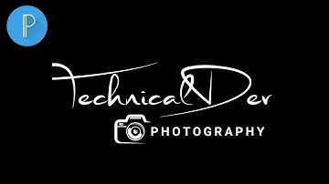 How to Make Stylish Signature Photography Logo in pixellab | Logo Design in Mobile