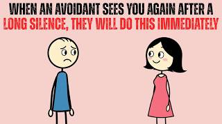 When an Avoidant Sees You Again After a Long Silence, They Will Do This Immediately| Carl Jung
