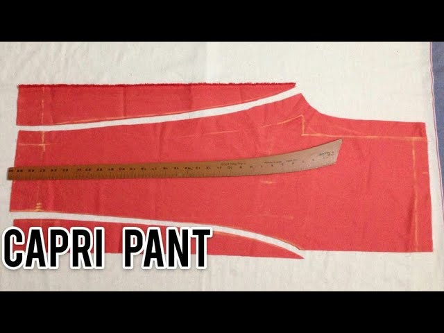 Capri pant cutting part 1 || 10 to 12 years girl capri cutting tutorial || Easy method for beginners class=