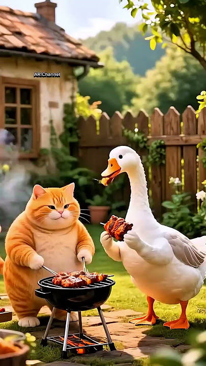 Kucing Oyen dan seekor bebek #funny #youtube #videoai #harusberanda #youtubeshort #cat #fypシ゚viral