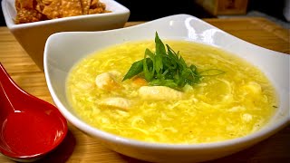 How to make the best Egg Drop Soup with crispy wontons