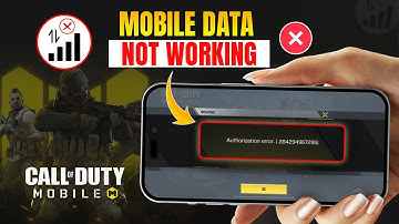 How to Fix Mobile Data Not Working on Call of Duty on iPhone | Call of Duty Internet Problem