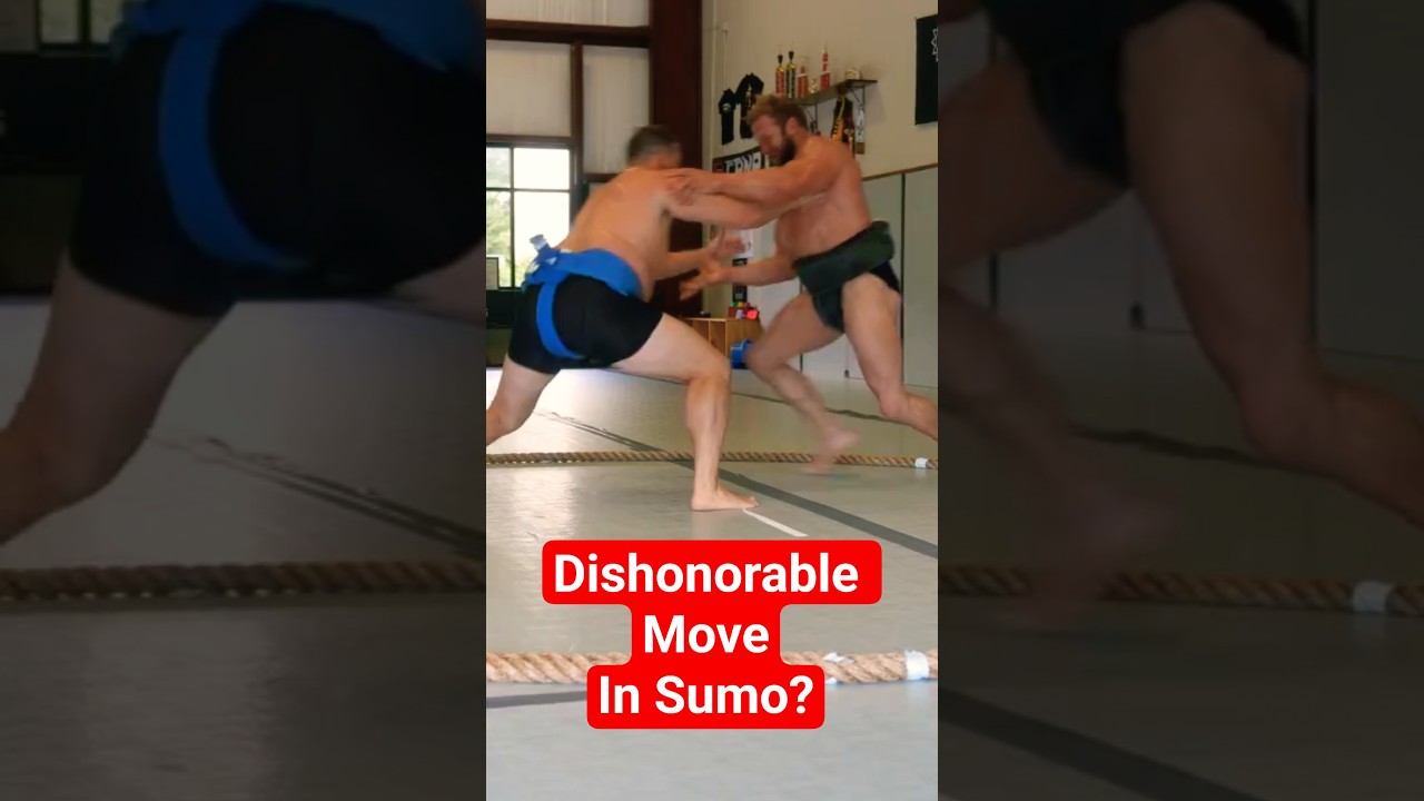 Этот прием бесчестен в сумо?