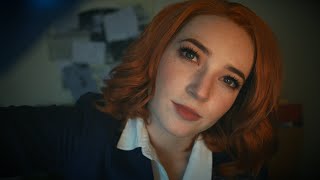 XFiles ASMR: Agent Scully Examines & Questions You (whispering, typing, personal attention)