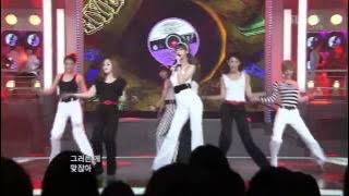 [sbs 인기가요] 나인뮤지스 - 휘가로 Nine Muses - Figaro 635회 2011년8월21일 일요일