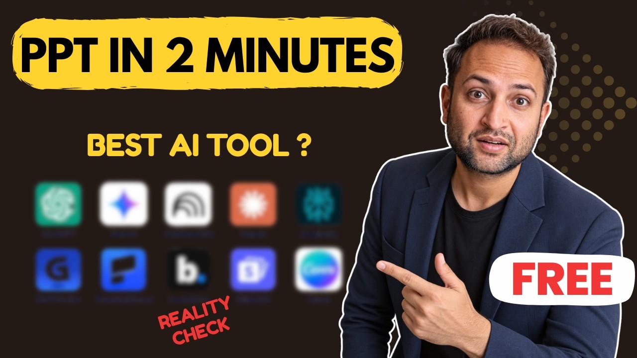 Best AI Tool for Making Presentation (from topic to slides). How to create PPT using AI