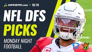 NFL DFS LINEUPS: MONDAY NIGHT FOOTBALL SHOWDOWN BILLS-CHIEFS & CARDINALS-COWBOYS PICKS DRAFTKINGS