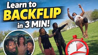 Land Your First Backflip In 3 Min