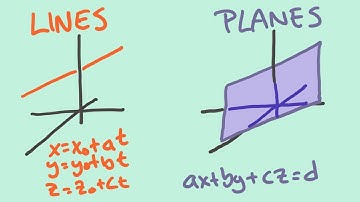 Calculus 3, Session 6 -- Lines and Planes
