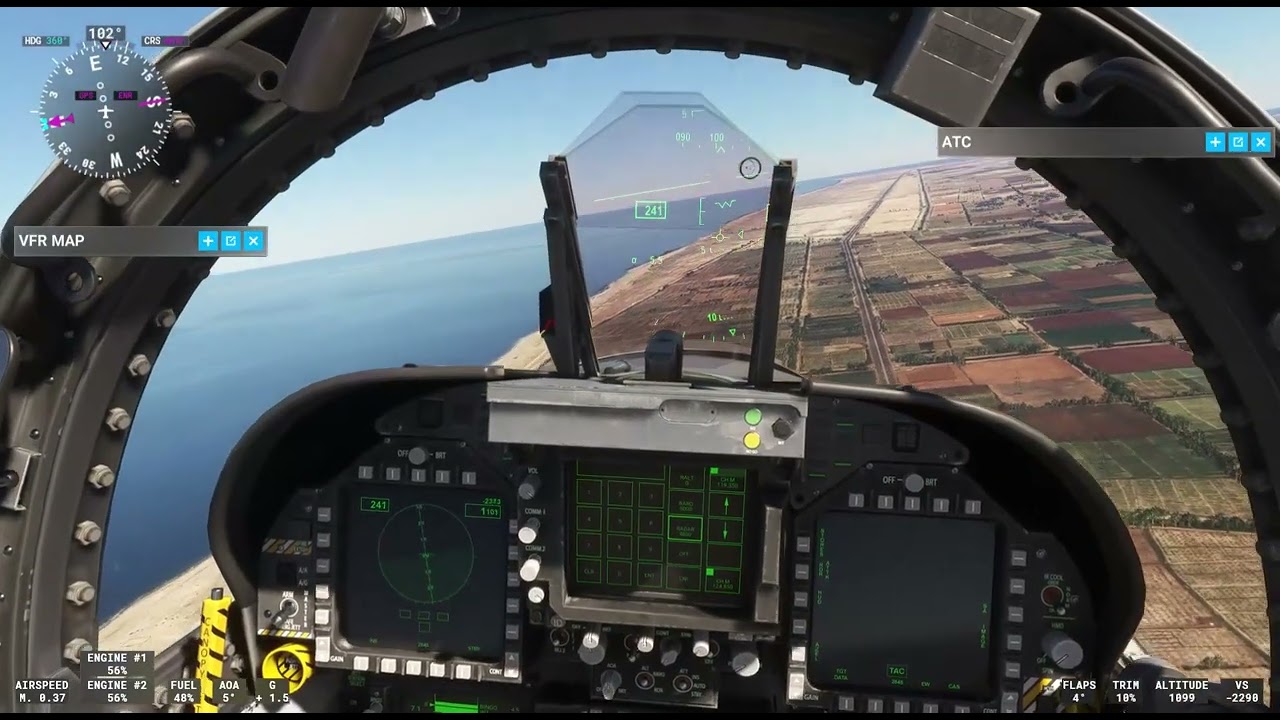 F 18 lands at BLT Israel base