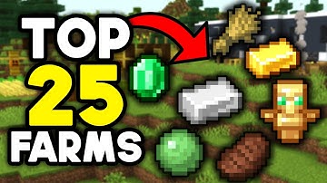 TOP 25 BEST Farms For Minecraft Bedrock 1.21 (2025)