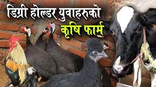 मास्टर्स गरेका युवाहरुको उदारणिय कृषि फार्म : गाई पालन देखि तरकारी अनि कुखुरा पालनसम्म | Cow Farming