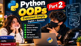 🐍 Python OOPs | Part 2  | English + Kannada