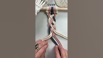 5 Cord Braid Macrame Knot Tutorial