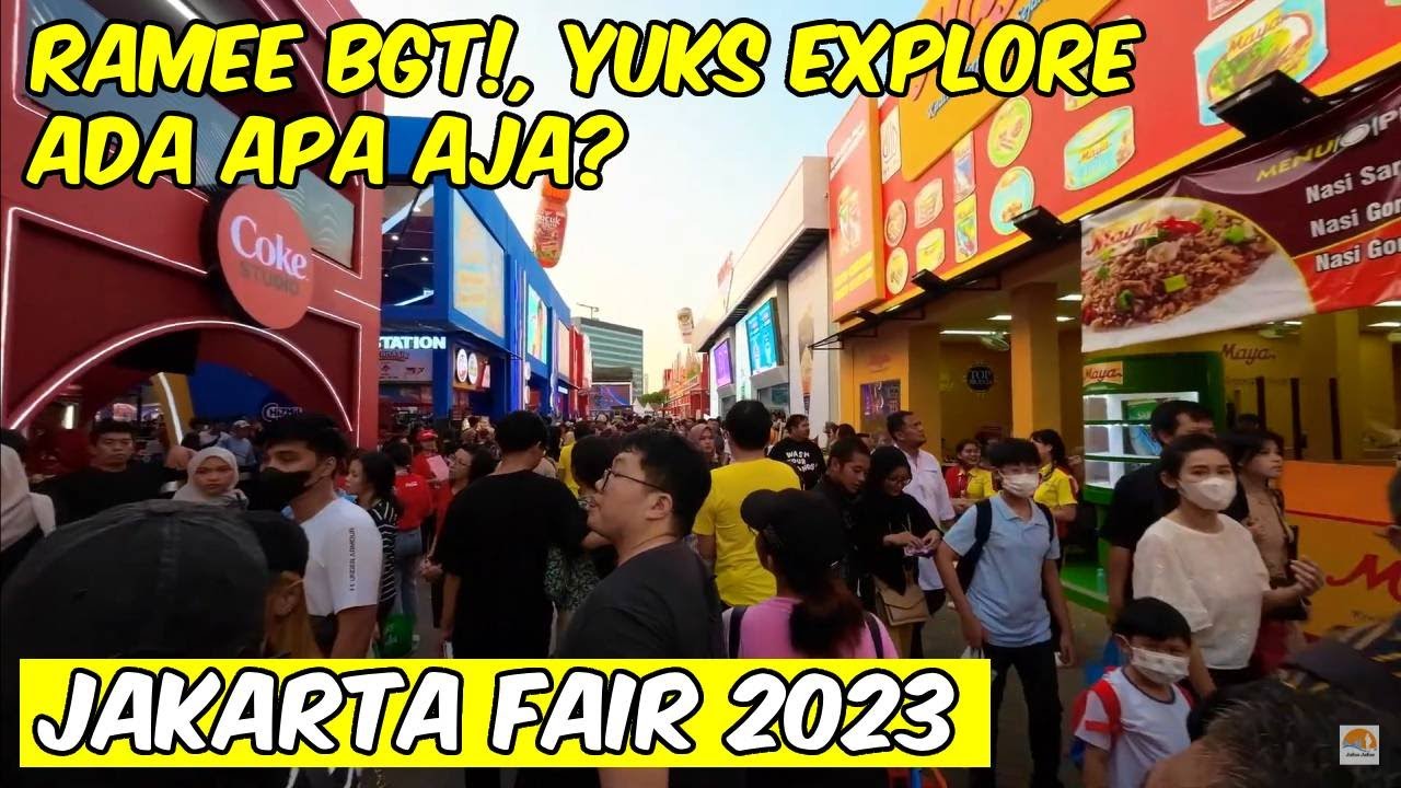 PEKAN RAYA JAKARTA (PRJ) 2023 KEMBALI DI GELAR, RAME BANGET LAUTAN MANUSIA || JAKARTA FAIR 2023 !
